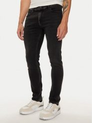 Hugo Jeansy 50522151 Czarny Extra Slim Fit. Czarne jeansy męskie Hugo. Za 469.99 zł.