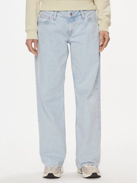 Calvin Klein Jeans Jeansy J20J223306 Błękitny Baggy Fit. Niebieskie jeansy damskie Calvin Klein Jeans. Za 399.99 zł.