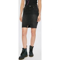 Pepe Jeans - Spódnica Taylor. Szare spódnice damskie Pepe Jeans, z bawełny. Za 299.90 zł.