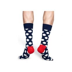 Skarpetki Happy Socks - Big Dot Sock (BD01-608). Szare skarpety męskie Happy Socks, z bawełny. Za 34.90 zł.