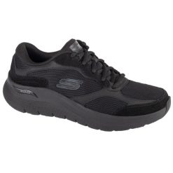 Buty sportowe Sneakersy męskie Skechers Arch Fit 2.0 - The Keep. Czarne buty sportowe męskie Skechers, bez zapięcia, trekkingowe. Za 389.99 zł.
