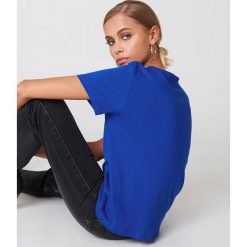 NA-KD Basic T-shirt oversize - Blue. T-shirty damskie marki NA-KD Basic. Za 52.95 zł.