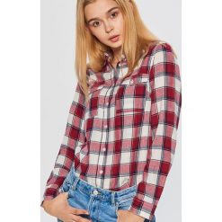 Koszula w kratę - Bordowy. Czerwone koszule damskie Cropp. Za 49.99 zł.