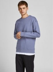 Jack & Jones Bluza Star 12208182 Niebieski Relaxed Fit. Niebieskie bluzy męskie Jack & Jones, m, bez wzorów, z syntetyku, bez kaptura. Za 130.00 zł.