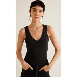 Mango - Top Cindy2. Różowe topy damskie Mango, z dzianiny, bez rękawów. Za 69.90 zł.