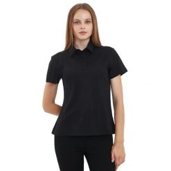 Koszulka Polo Damska Sportowa Woolona 100% Merino. Brązowe koszulki sportowe damskie WOOLONA, s, bez wzorów, bez kołnierzyka, bez ramiączek. W wyprzedaży za 288.00 zł.