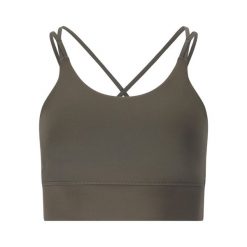 Biustonosz dla kobiet Athlecia Elli. Brązowe obuwie sportowe damskie Endurance, bez wzorów, na fitness i siłownię. Za 156.50 zł.