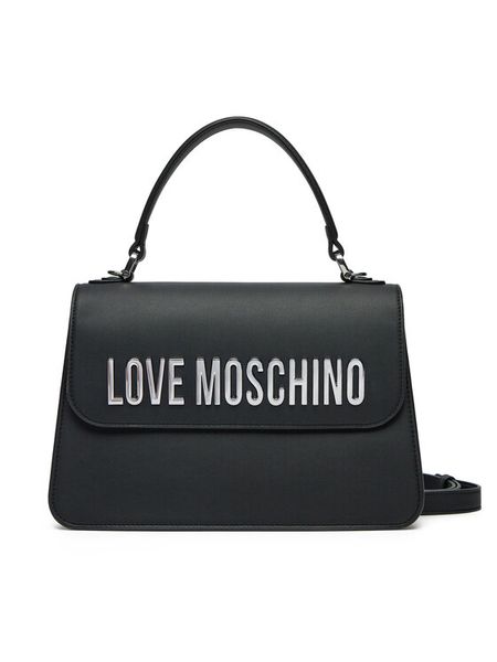 LOVE MOSCHINO Torebka JC4032PP1MKD000B Czarny. Czarne torebki do ręki damskie Love Moschino, bez wzorów, ze skóry, bez dodatków. Za 579.99 zł.