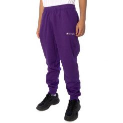 Spodnie męskie Champion Rub Cuff Pants. Fioletowe szorty męskie Champion, m, bez wzorów, z bawełny. Za 161.99 zł.