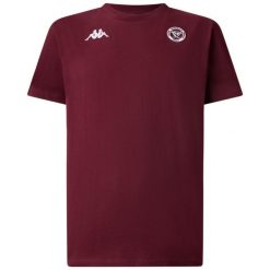 T-shirt Union Bordeaux-Bègles LA84 UBB. Czerwone t-shirty męskie Kappa, bez wzorów, sportowe, bez kołnierzyka. Za 289.00 zł.