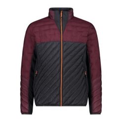 Kurtka puchowa CMP Unlimitech. Brązowe kurtki sportowe męskie CMP, bez wzorów, z puchu, trekkingowe. Za 640.35 zł.