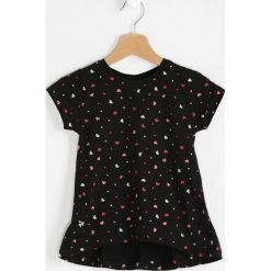 Czarna Koszulka All My Hearts. Bluzki dla dziewczynek Born2be. Za 29.99 zł.