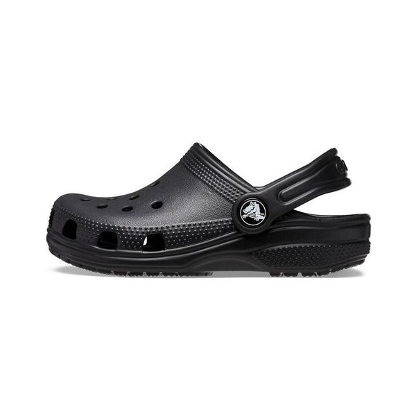 Sandały Chłopak Crocs Classic czarny. Czarne sandały chłopięce Crocs, z materiału, bez zapięcia. Za 254.00 zł.