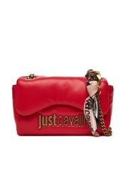 Just Cavalli Torebka 79RA4BD2 ZS748 Czerwony. Czerwone torebki do ręki damskie Just Cavalli, bez wzorów, ze skóry, bez dodatków. Za 609.99 zł.