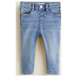 Mango Kids - Jeansy dziecięce 80-104 cm. Jeansy dla dziewczynek marki Mango Kids. Za 59.90 zł.