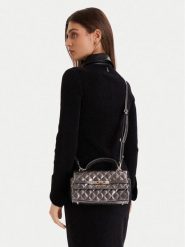 Guess Torebka 179129 Srebrny. Szare torebki do ręki damskie Guess, z aplikacjami, ze skóry, bez dodatków. Za 329.99 zł.