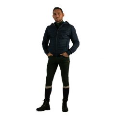 Bluza Flags&Cup Sauvo. Niebieskie bluzy męskie FLAGS&CUP, bez wzorów, bez kaptura. Za 434.50 zł.