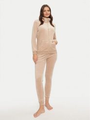 Selmark Piżama P9074 Beżowy Regular Fit. Brązowe piżamy damskie Selmark, xl, bez wzorów, z syntetyku, bez ramiączek. Za 209.99 zł.