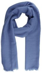 Przejściowy Szalik z Dziewiczą Wełną (Virgin Wool) - Fraas - Niebieski. Niebieskie szaliki męskie V. Fraas, na jesień, bez wzorów, z materiału. Za 85.00 zł.