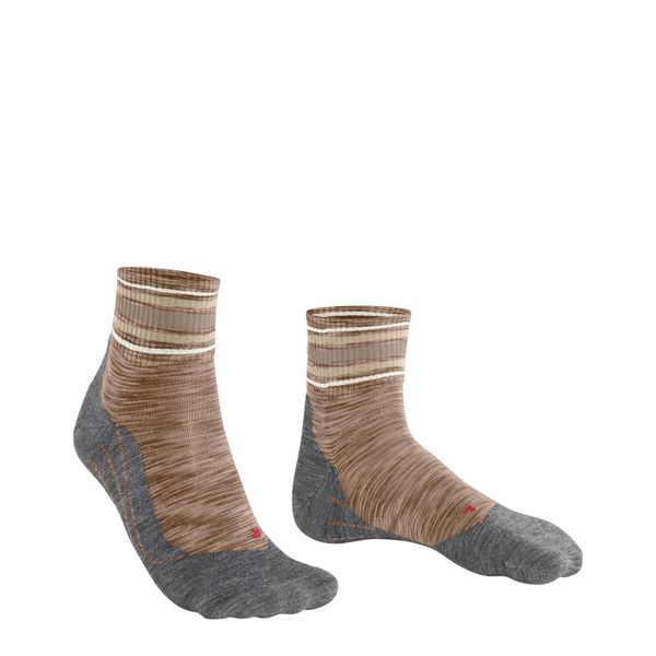 Skarpetki Falke TK5 Wander Short. Brązowe skarpety męskie Falke, bez wzorów. Za 194.00 zł.