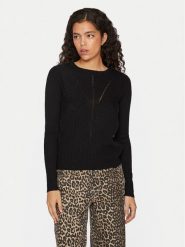 Vila Sweter Olina 14098889 Czarny Regular Fit. Czarne swetry damskie Vila, xs, bez wzorów, z syntetyku, bez kołnierzyka, bez ramiączek, bez kaptura. Za 69.99 zł.