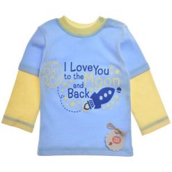 Garnamama Koszulka Chłopięca 80 Niebieski. T-shirty dla chłopców marki Garnamama. W wyprzedaży za 22.00 zł.