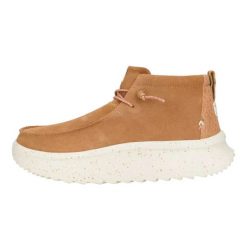 HeyDude Damskie Botki Wendy Peak Hi Suede. Białe botki damskie Hey dude, z materiału, bez obcasa, bez zapięcia. Za 419.00 zł.