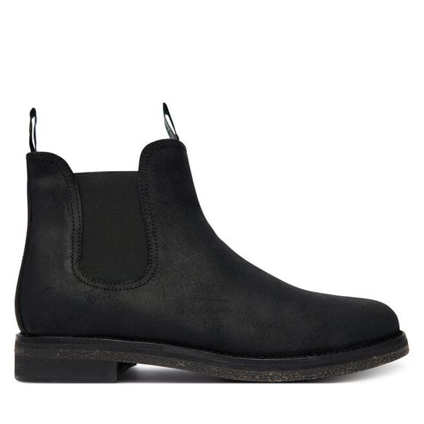 Sztyblety Polo Ralph Lauren. Czarne botki męskie Polo Ralph Lauren, bez wzorów, bez zapięcia. Za 709.99 zł.