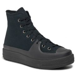 Trampki Converse. Czarne półbuty damskie Converse, bez wzorów, retro, bez zapięcia. Za 299.99 zł.