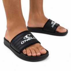 Klapki męskie sportowe O'NEILL KELSO SLIDER MEN LOW. Czarne klapki męskie O'Neill, z materiału, sportowe. Za 65.00 zł.