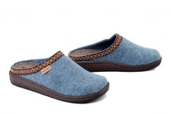 BEFADO 155D 180 niebieski, kapcie damskie. Niebieskie kapcie damskie Befado, bez wzorów. Za 99.99 zł.