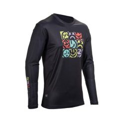 Koszulka rowerowa LEATT Jersey MTB Gravity 3.0. Czarne koszulki sportowe męskie LEATT, m, bez wzorów, z jersey, bez kołnierzyka, bez ramiączek, rowerowe. W wyprzedaży za 254.25 zł.