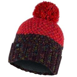 Czapka damska Buff Janna Knitted Fleece Hat Beanie. Czerwone czapki i kapelusze damskie Buff, na zimę, bez wzorów, sportowe. Za 119.99 zł.