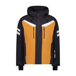Kurtka narciarska męska CMP. Czarne kurtki snowboardowe męskie CMP, m, bez wzorów, bez kaptura, narciarskie. Za 779.99 zł.