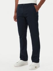 G-Star Raw Chinosy Mosa D25547 5126 Granatowy Straight Fit. Niebieskie eleganckie spodnie męskie G-Star Raw, m, bez wzorów, z bawełny. Za 389.99 zł.