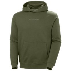 Bluza z kapturem Helly Hansen Core. Zielone bluzy męskie Helly Hansen, m, bez wzorów, z bawełny, z kapturem. W wyprzedaży za 311.90 zł.
