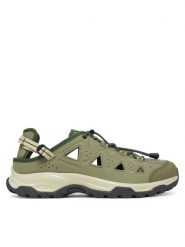 Salomon Sandały Alhama L47786400 Zielony. Zielone sandały męskie Salomon, ze skóry, bez zapięcia. Za 339.99 zł.