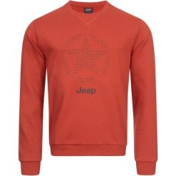 Męska bawełniana bluza Jeep® z okrągłym dekoltem. Bluzy męskie Jeep, m, bez wzorów, z bawełny, bez kaptura. Za 207.99 zł.