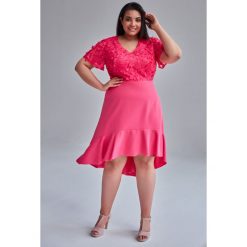 Sukienka NINA na wesele duże rozmiary OVERSIZE PLUS SIZE WIOSNA. Sukienki damskie marki Moda Size Plus Iwanek. Za 179.90 zł.