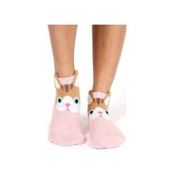 Skarpetki z kotem z uszkami. Czerwone skarpety damskie Candysox.pl. Za 30.00 zł.