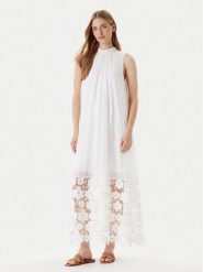YAS Sukienka letnia Twigsy 26037703 Biały Relaxed Fit. Białe sukienki damskie YAS, na lato, bez wzorów, z lyocellu, bez kołnierzyka, bez ramiączek. W wyprzedaży za 219.99 zł.