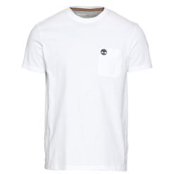 T-Shirt Dunstan River Rozmiar L Biały - TB0A2CQY100. Białe t-shirty męskie Timberland, l, bez wzorów, z bawełny, klasyczne, bez kołnierzyka. Za 148.35 zł.