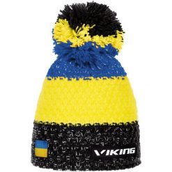 Czapka narciarska dla dorosłych Viking Cornet, z pomponem. Niebieskie czapki i kapelusze męskie Viking, z aplikacjami, z polaru, sportowe. Za 70.11 zł.