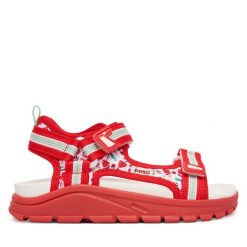 Sandały Primigi. Czerwone sandały dziewczęce Primigi, bez zapięcia. Za 169.99 zł.