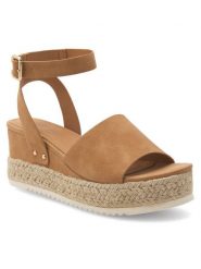 Jenny Fairy Espadryle WS109-07 Brązowy. Brązowe espadryle damskie Jenny Fairy, bez wzorów, z materiału, bez obcasa, bez zapięcia. Za 71.99 zł.