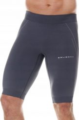 Brubeck LB10140A Spodnie 1/2 męskie RUNNING FORCE szary XL. Szare krótkie spodenki sportowe męskie Brubeck, m, bez wzorów. Za 149.19 zł.
