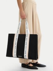 Nine West Torebka CEO-Ravina-LA374-4511 Czarny. Czarne torebki do ręki damskie Nine West, bez wzorów, z materiału, bez dodatków. Za 279.99 zł.