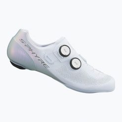 Buty szosowe damskie Shimano SH-RC903W. Białe obuwie sportowe damskie Shimano, bez wzorów, rowerowe. Za 1,662.35 zł.