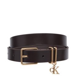 Pasek Calvin Klein. Brązowe paski damskie Calvin Klein, bez wzorów. Za 249.99 zł.