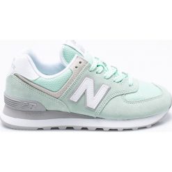 New Balance - Buty WL574ESM. Szare obuwie sportowe damskie New Balance, z materiału. W wyprzedaży za 299.90 zł.